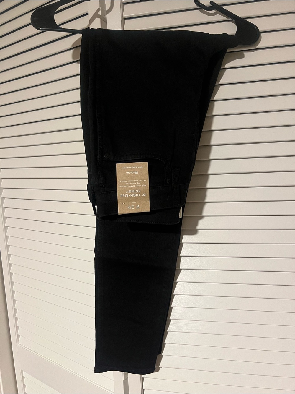 Madewell High-rise Skinny Jeans in Black